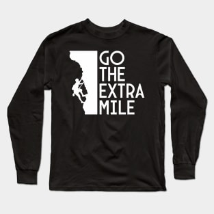 go the extra mile - dark Long Sleeve T-Shirt